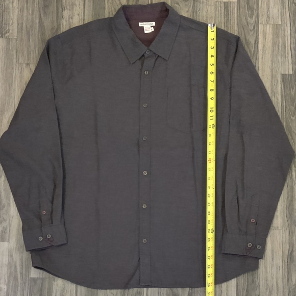 Carbon2Cobalt Mens XL Grey Button Down Shirt - Picture 8 of 8